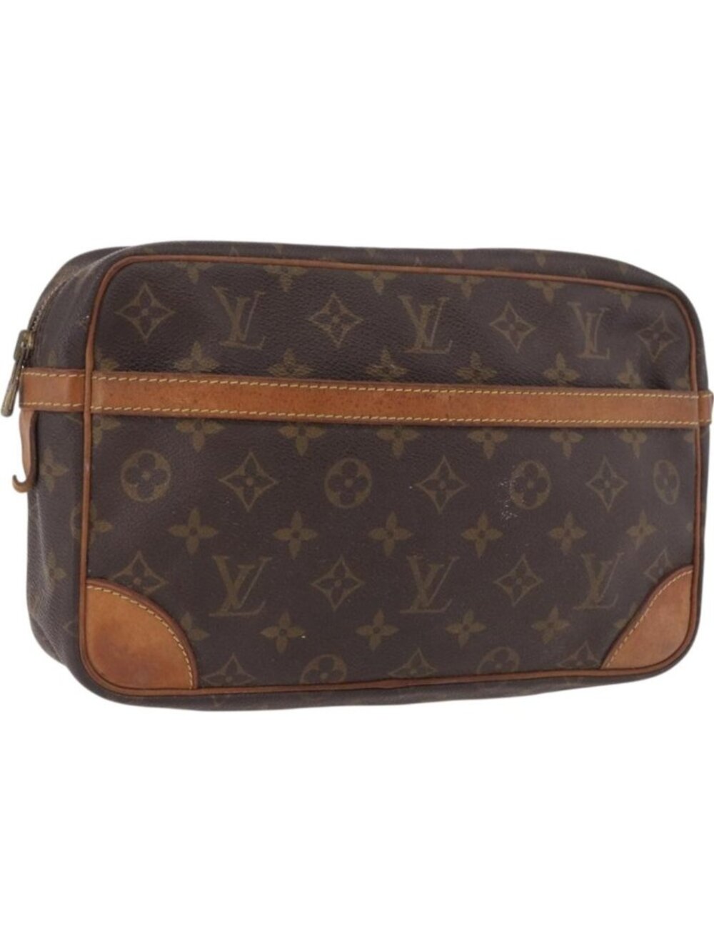 LOUIS VUITTON Monogram Compiegne 28 Clutch Bag M51845